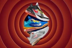 Nike Lebron XVIII Low - Light Smoke Grey/Sunset Pulse -Feature Clothing LebronSpaceJam