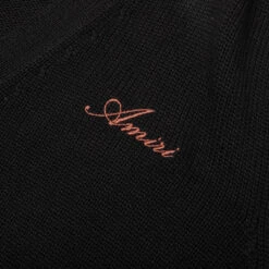 Amiri Leopard Bones Cardigan - Black -Feature Clothing Leopard Bones Cardigan Black AMKNCD1035 001 08 26 24 Feature KN 7