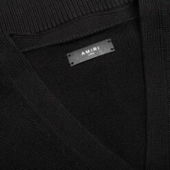 Amiri Leopard Bones Cardigan - Black -Feature Clothing Leopard Bones Cardigan Black AMKNCD1035 001 08 26 24 Feature KN 8