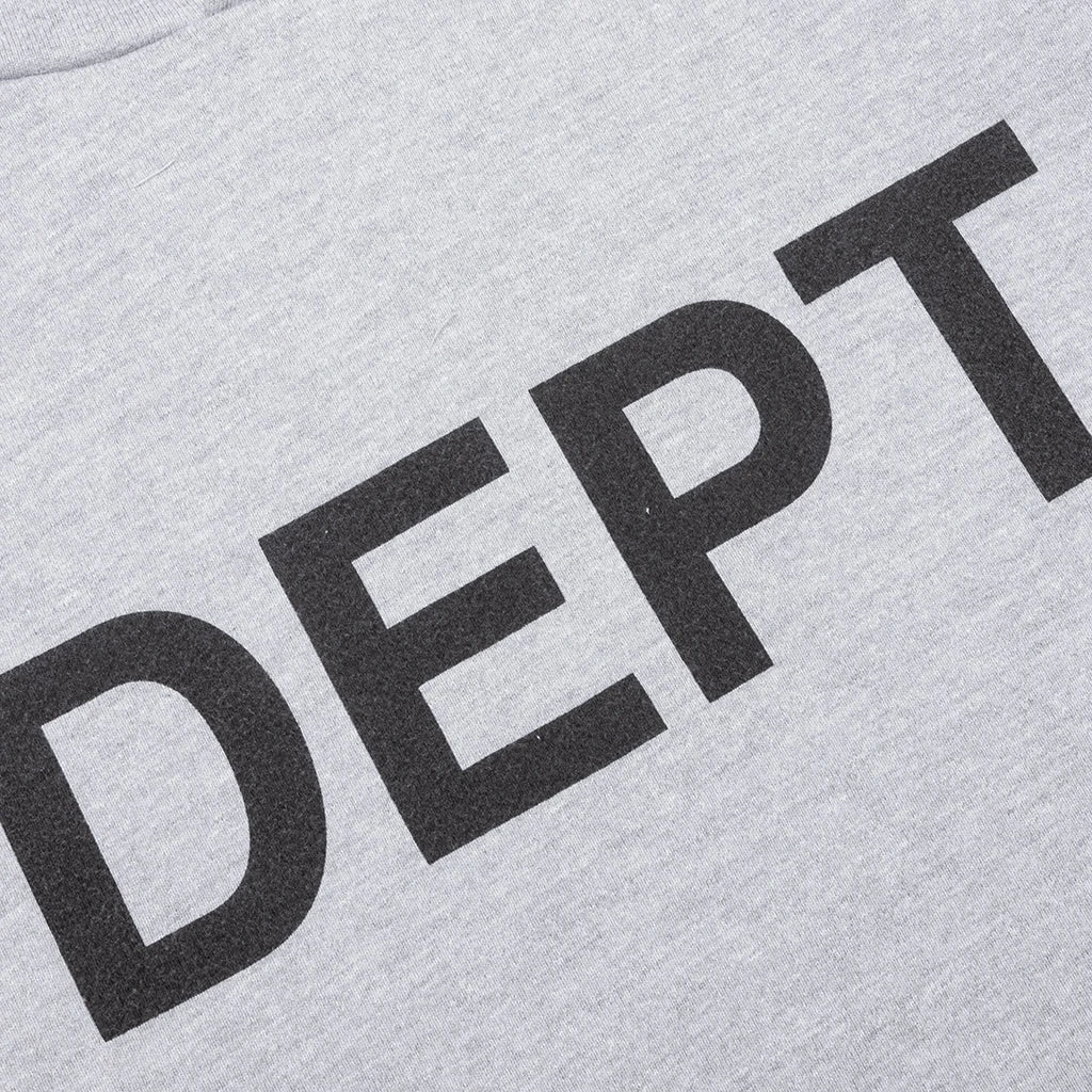 Logo Hoodie - Heather Grey 5 Logo Hoodie - Heather Grey - Image 3