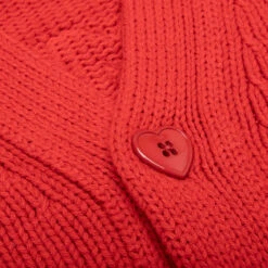 Low Gauge Knit Cardigan - Red -Feature Clothing Low Gauge Knit Cardigan Red HM27CS036 RED 03 20 24 Feature DV 8