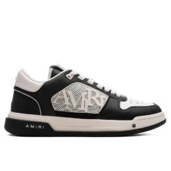 Amiri MA Quad Debossed Classic Low - Black