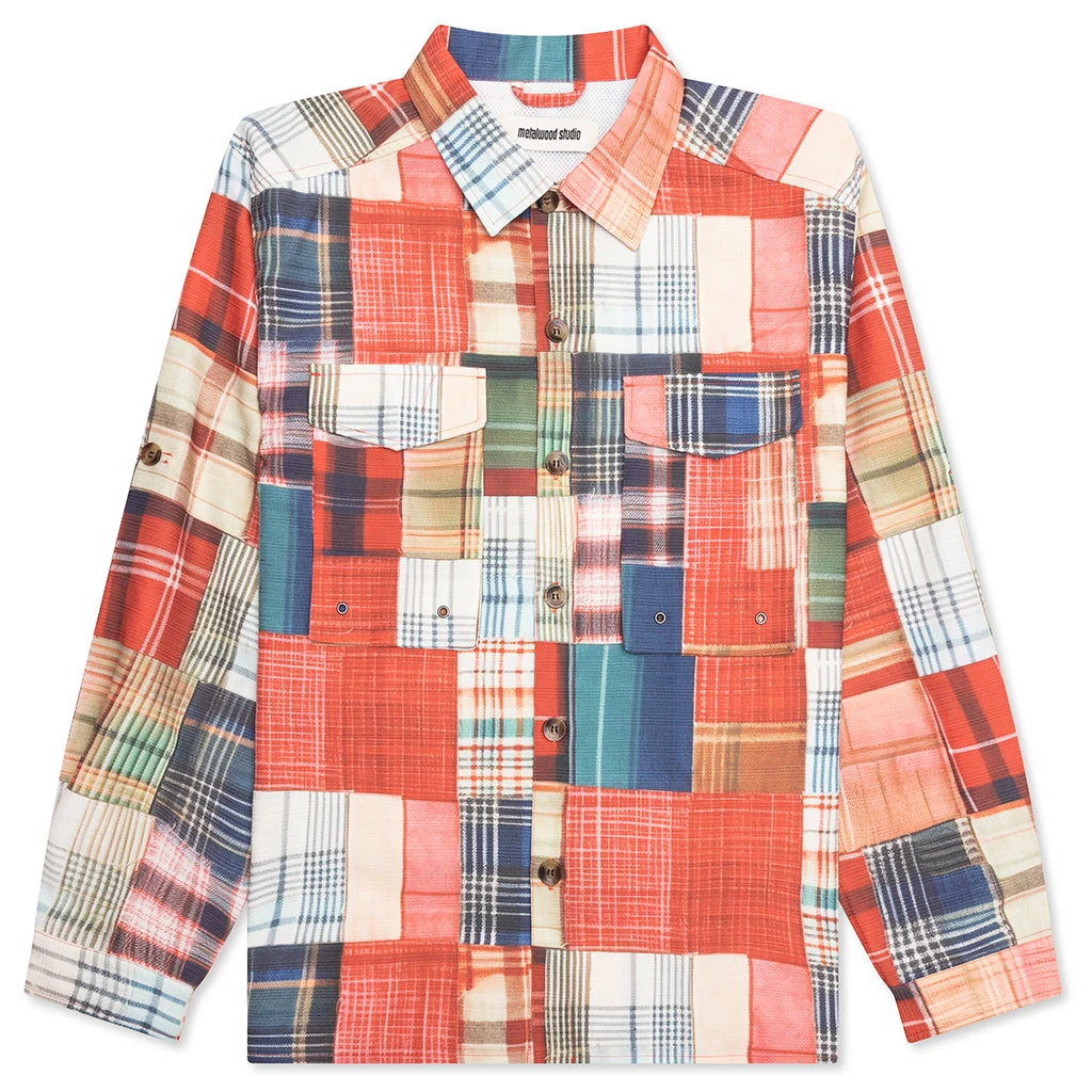 Madras Patch Explorer Shirt - Multi 2 Madras Patch Explorer Shirt - Multi