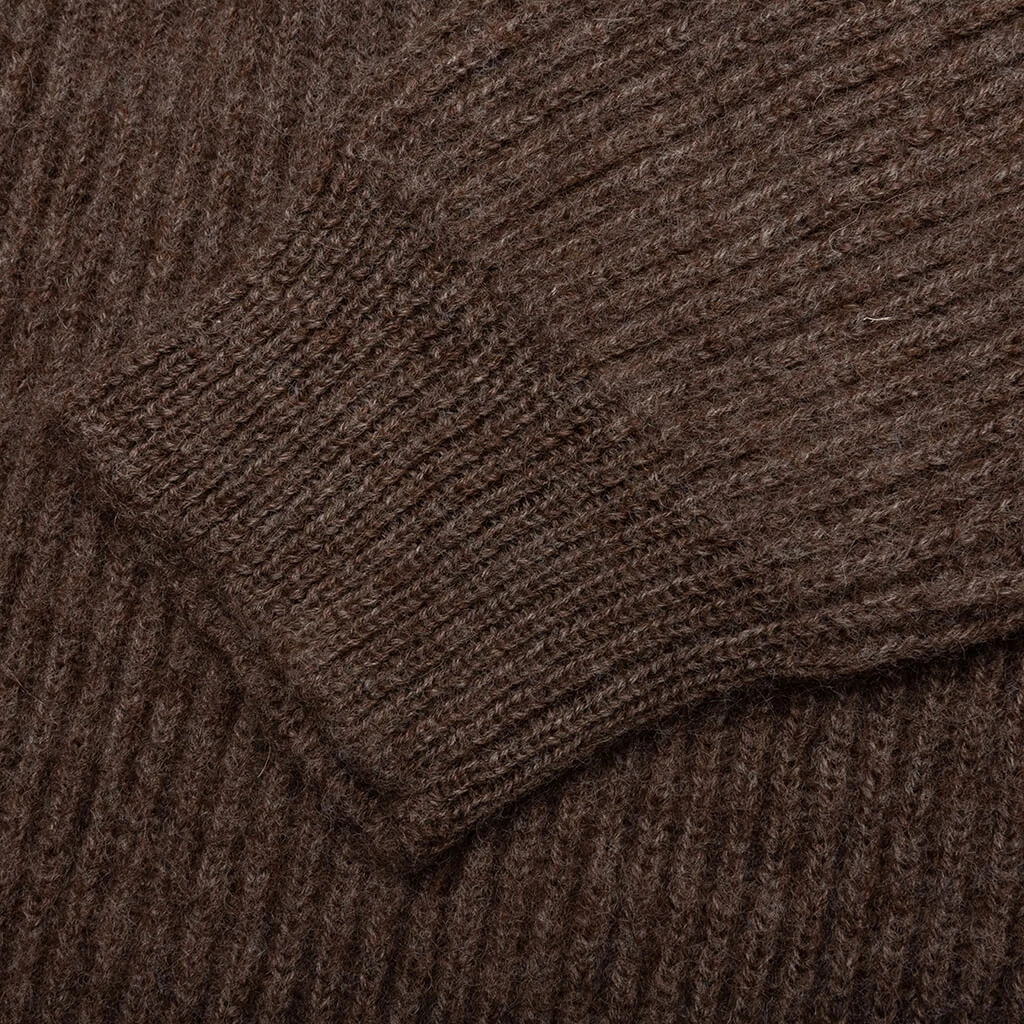 Maison Margiela Button-Up Long-Sleeved Cardigan - Walnut 6 Maison Margiela Button-Up Long-Sleeved Cardigan - Walnut - Image 4