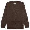 Maison Margiela Button-Up Long-Sleeved Cardigan - Walnut