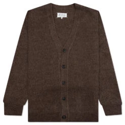 Maison Margiela Button-Up Long-Sleeved Cardigan - Walnut