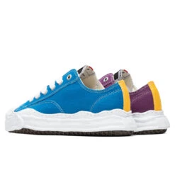 Hank Low OG Sole Toe Cap Canvas Sneaker - Blue/Purple -Feature Clothing Maison Mihara Yasuhiro Original Sole Toe Cap Low Sneaker Blue Purple 04 08 2021 01 2