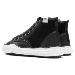 Peterson High OG Sole Rubber Painted Canvas Sneaker - Black -Feature Clothing Maison Mihara Yasuhiro Peterson High OG Sole Rubber Painted Canvas Sneaker Black A08FW715 BLK 06 04 22 Feature DV 3