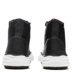 Peterson High OG Sole Rubber Painted Canvas Sneaker - Black -Feature Clothing Maison Mihara Yasuhiro Peterson High OG Sole Rubber Painted Canvas Sneaker Black A08FW715 BLK 06 04 22 Feature DV 4