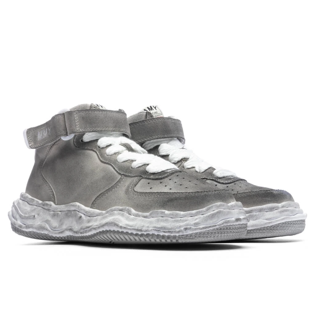 Wayne Brushed Suede High - White 4 Wayne Brushed Suede High - White - Image 2