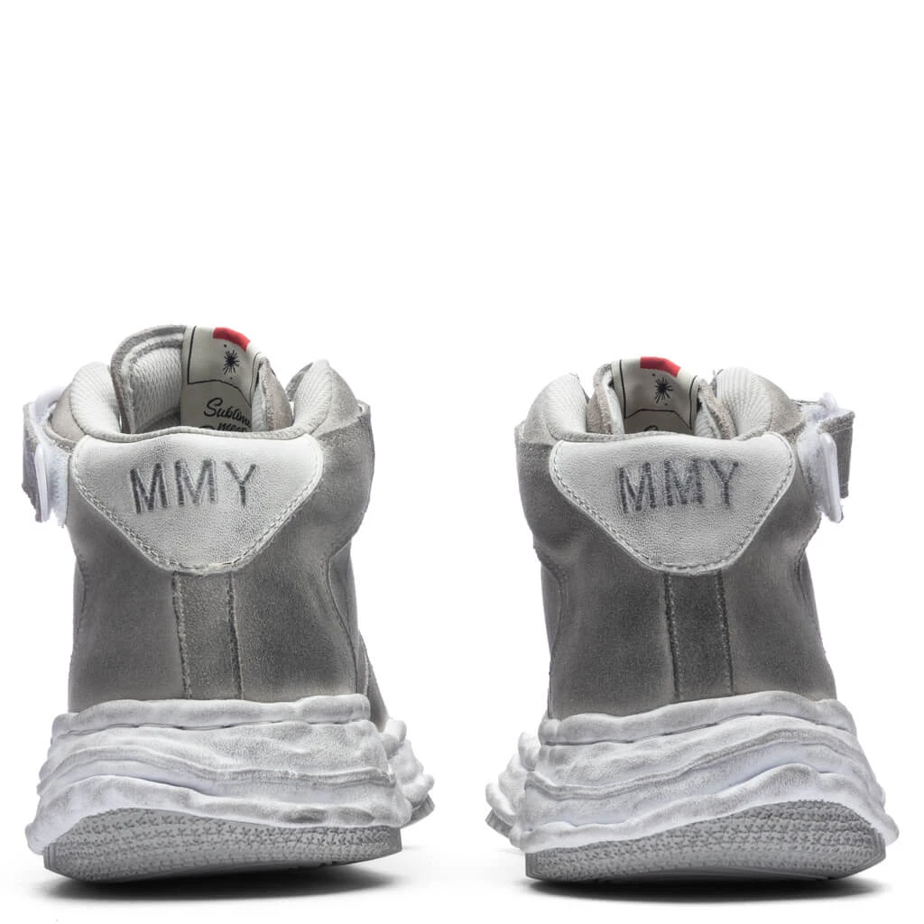 Wayne Brushed Suede High - White 6 Wayne Brushed Suede High - White - Image 4