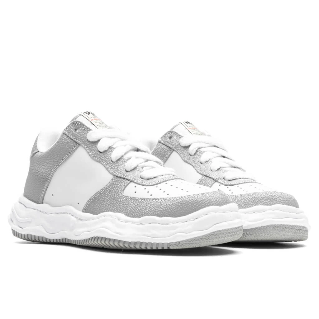 Wayne Low OG Sole Basket Leather - Grey/White 4 Wayne Low OG Sole Basket Leather - Grey/White - Image 2