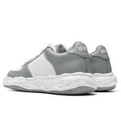 Wayne Low OG Sole Leather Sneaker - Grey/White 8 Wayne Low OG Sole Leather Sneaker - Grey/White -Feature Clothing Maison Mihara Yasuhiro Wayne Low OG Sole Leather Sneaker Grey White A08FW706 GRW 01 29 2022 01 4
