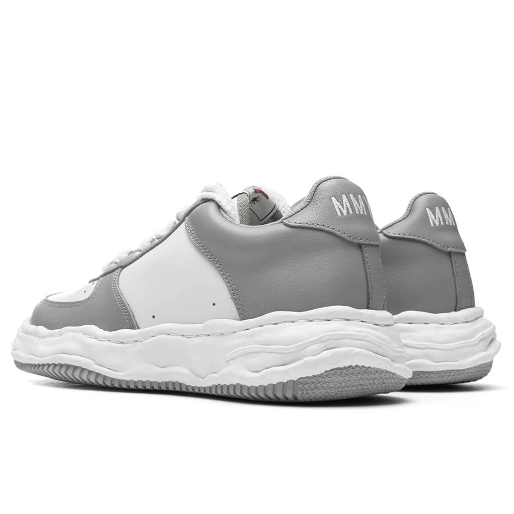 Wayne Low OG Sole Leather Sneaker - Grey/White 5 Wayne Low OG Sole Leather Sneaker - Grey/White - Image 3