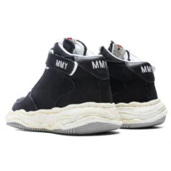 Wayne High OG Sole Washed Canvas Sneaker - Black -Feature Clothing MaisonMiharaYasuhiroWayneHighOGSoleWashedCanvasSneaker Black A08FW707 BLK 3