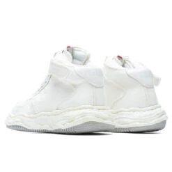 Wayne High OG Sole Washed Canvas Sneaker - White 8 Wayne High OG Sole Washed Canvas Sneaker - White -Feature Clothing MaisonMiharaYasuhiroWayneHighOGSoleWashedCanvasSneaker White A08FW707 WHT 3