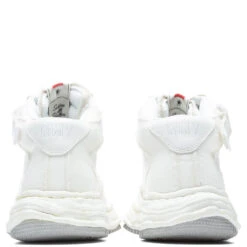 Wayne High OG Sole Washed Canvas Sneaker - White 9 Wayne High OG Sole Washed Canvas Sneaker - White -Feature Clothing MaisonMiharaYasuhiroWayneHighOGSoleWashedCanvasSneaker White A08FW707 WHT 4
