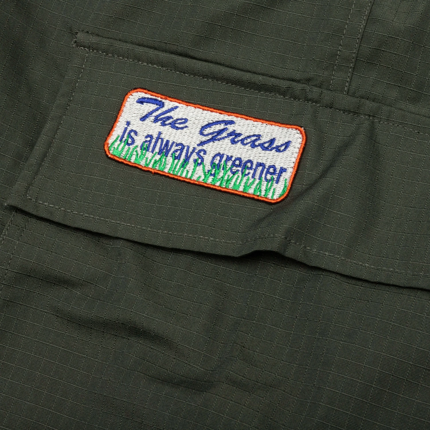 MARKET RW Patch Cargo Pant - Green 6 MARKET RW Patch Cargo Pant - Green - Image 4