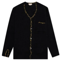 Marni Black Wool Cardigan - Black