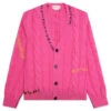 Marni Stitch Detail Cable Knit Cardigan - Fuchsia Fluo 1 Marni Stitch Detail Cable Knit Cardigan - Fuchsia Fluo -Feature Clothing Marni 086Q0 Cardigan Fuchsia Fluo CDMG0086Q0 UFWH07 00C73 10 25 22 Feature VR