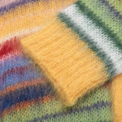 Marni Striped Mohair Cardigan - Multi -Feature Clothing Marni Striped Mohair Cardigan Multi CDMG0051Q0 UFU107 V2X99 05 01 23 Feature KN 5