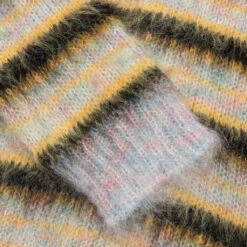 Marni V-Neck Mohair Stripe Cardigan - Multi -Feature Clothing Marni V Neck Mohair Stripe Cardigan Multi CDMG0051Q0 UFU107 RGX99 11 29 22 Feature JP 8