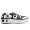 Marni X Carhartt WIP Slip-On Sneakers - Dark/Green 1 Marni X Carhartt WIP Slip-On Sneakers - Dark/Green -Feature Clothing Marni x Carhartt WIP Sneakers Dark Green SNZU013103 P4927 ZO265 01 12 23 Feature DV
