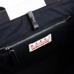 Marni X No Vacancy Inn Bey Tote Bag - Shell/Black -Feature Clothing Marni x No Vacancy Inn Bey Tote Bag Shell Black SHMQ0034U4 P5493 ZO574 DV 5