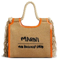 Marni X No Vacancy Inn Marcel Tote Bag - Rawsienna/Carrot