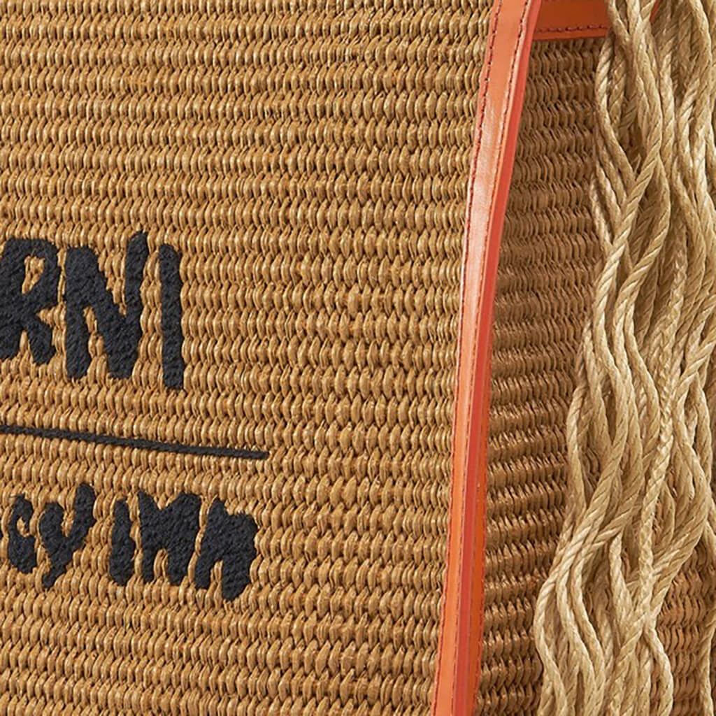 Marni X No Vacancy Inn Marcel Tote Bag - Rawsienna/Carrot 6 Marni X No Vacancy Inn Marcel Tote Bag - Rawsienna/Carrot - Image 4