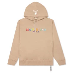 Colored Logo Hoodie - Beige