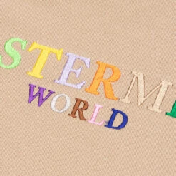 Colored Logo Hoodie - Beige -Feature Clothing Mastermind World SW029 Hoodie Beige MW21S07 SW029 010 09 06 2021 01 3