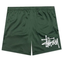 Stussy Mesh Short Big Basic - Spruce