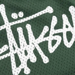 Stussy Mesh Short Big Basic - Spruce -Feature Clothing Mesh Short Big Basic Spruce 112285 SPRU 06 17 24 Feature KN 6