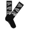Mixed Graphic Ribbed Sock - Black 1 Mixed Graphic Ribbed Sock - Black -Feature Clothing Mixed Graphic Ribbed Sock Black HTG240386 BLK 08 16 24 Feature JP