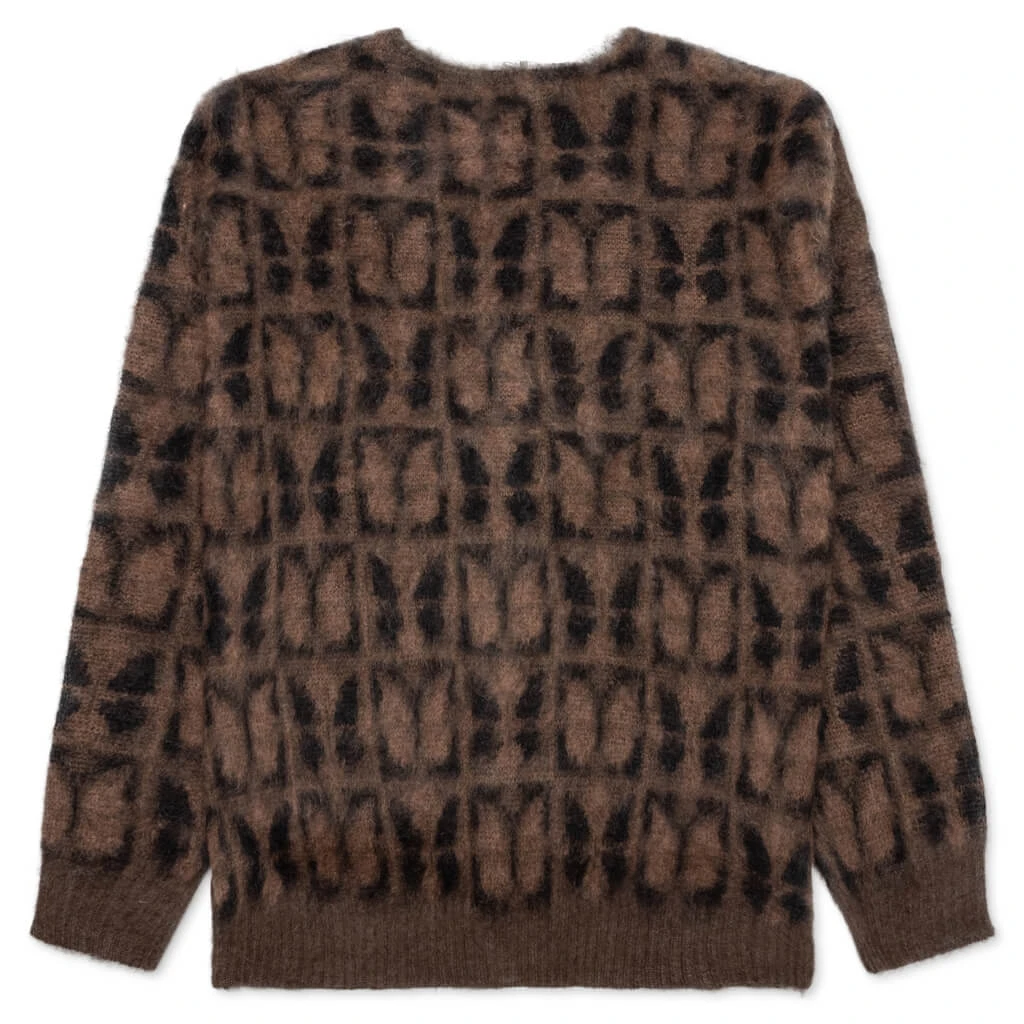 Mohair Cardigan Papillon - Olive 4 Mohair Cardigan Papillon - Olive - Image 2