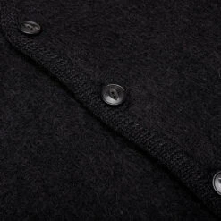 Mohair Cardigan Type 2 - Black -Feature Clothing Mohair Cardigan Type 2 Black 24FW WMK KN26 BLK 02 10 25 Feature VR 10