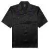 Cowboy One-Up Poly Slub Sateen S/S Shirt - Black 1 Cowboy One-Up Poly Slub Sateen S/S Shirt - Black -Feature Clothing Needles Cowboy One Up Poly Slub Sateen S S Shirt Black MR254 BLK 05 22 23 Feature VR MG