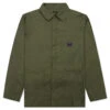 D.N. Coverall Back Sateen - Olive -Feature Clothing Needles D.N. Coverall Back Sateen Olive MR220 OLI 05 22 23 Feature VR MG