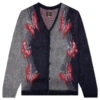 Mohair Cardigan Papillon - Navy -Feature Clothing Needles Mohair Cardigan Papillon Navy LQ275 NVY 12 17 22 Feature DV VR