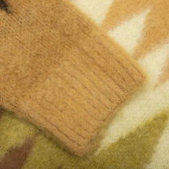 Mohair Cardigan Zigzag - Taupe -Feature Clothing Needles Mohair Cardigan Zigzag Taupe LQ274 TAU 12 17 22 Feature DV 8