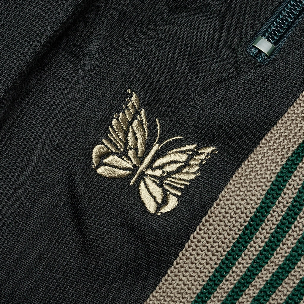 Poly Smooth Narrow Track Pant - Dark Green 5 Poly Smooth Narrow Track Pant - Dark Green - Image 3