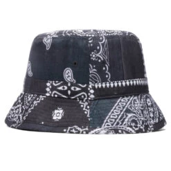 Bandana Chopped Hat - Black -Feature Clothing Neighborhood Bandana Chopped Hat Black 212YGNH HT10 09 30 2021 01