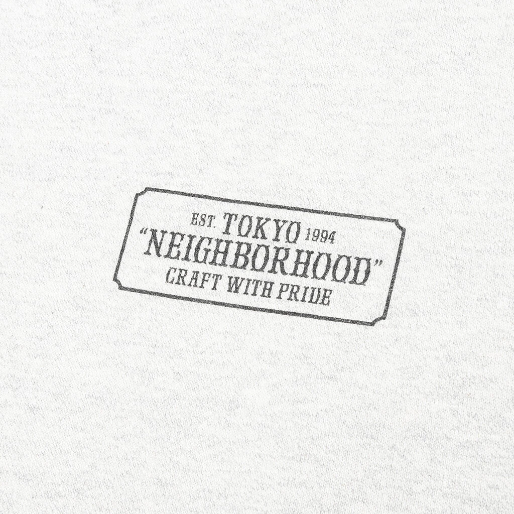 Classic-S C-Hooded Sweatshirt - Grey 5 Classic-S C-Hooded Sweatshirt - Grey - Image 3