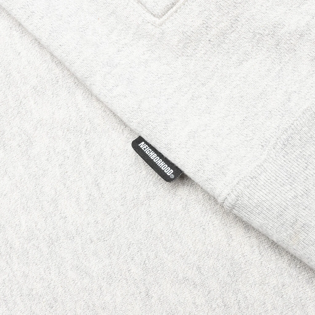 Classic-S C-Hooded Sweatshirt - Grey 6 Classic-S C-Hooded Sweatshirt - Grey - Image 4