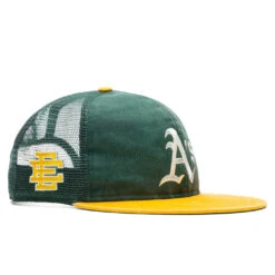 New Era X Eric Emanuel MLB Trucker - Oakland Athletics -Feature Clothing New Era x Eric Emanuel MLB Trucker Oakland Athletics 60184121 08 06 2021 01 3
