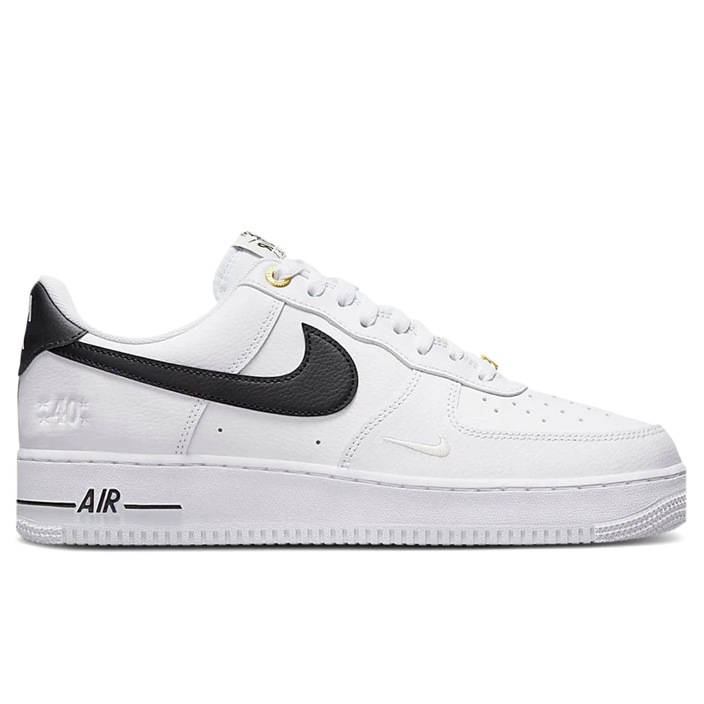 Nike Air Force 1 '07 LV8 '40th Anniversary' - White/Black/White 7 Nike Air Force 1 '07 LV8 '40th Anniversary' - White/Black/White - Image 5