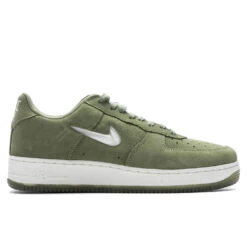 Nike Air Force 1 Low Retro Green Suede - Oil Green/Summit White