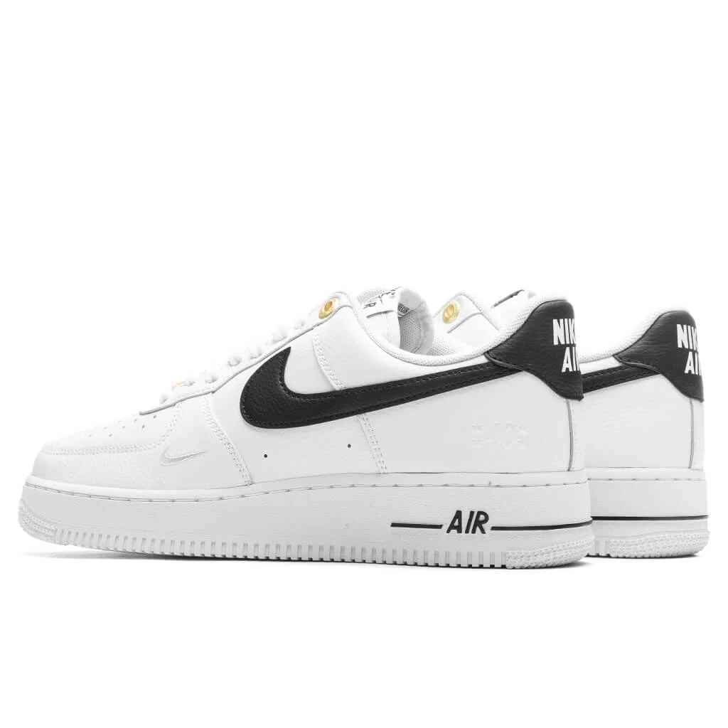 Nike Air Force 1 '07 LV8 '40th Anniversary' - White/Black/White 5 Nike Air Force 1 '07 LV8 '40th Anniversary' - White/Black/White - Image 3