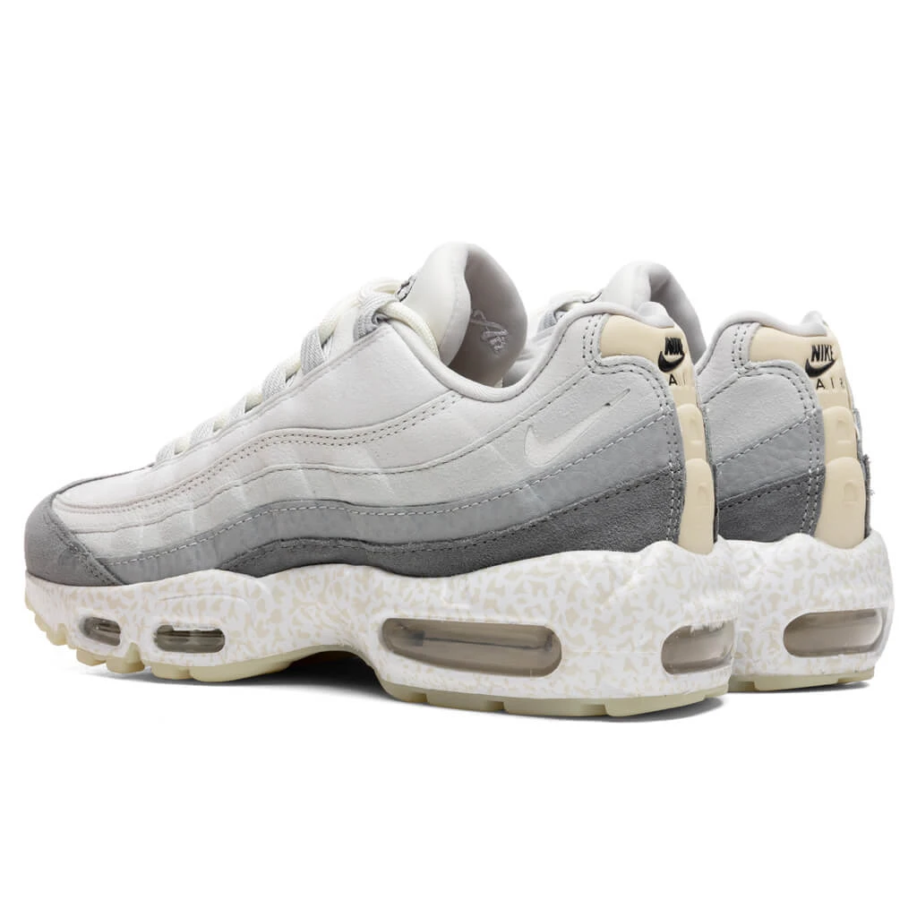 Nike Air Max 95 QS "Light Bone" - Summit White/Light Bone 5 Nike Air Max 95 QS "Light Bone" - Summit White/Light Bone - Image 3